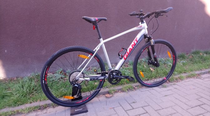 giant roam 1 disc 2019 hybrid bike silver